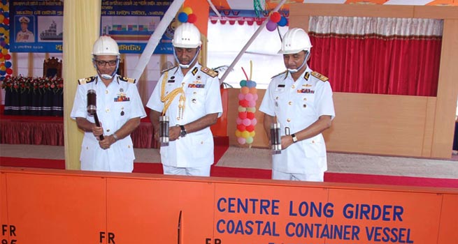 Khulna Shipyard builds warships, containers